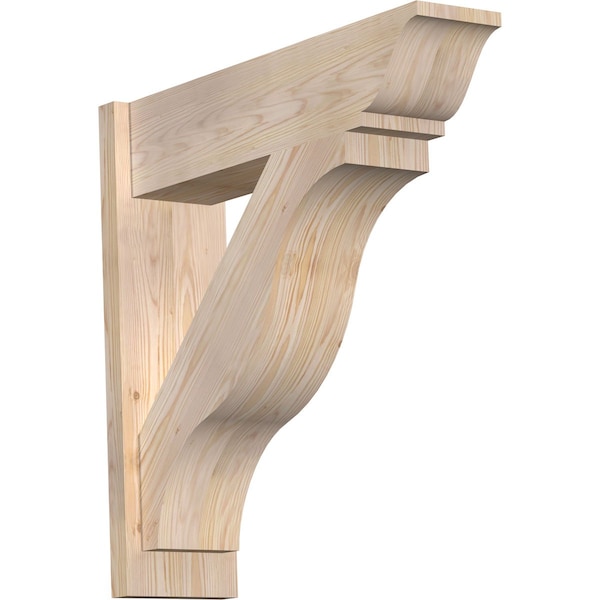 Ekena Millwork Funston Smooth Traditional Outlooker, Douglas Fir, 7 1/2"W x 28"D x 28"H OUT08X28X28FST01SDF - main